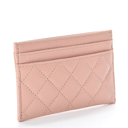 Chanel Caviar Quilted Boy Card Holder Light Pink 3 of 9