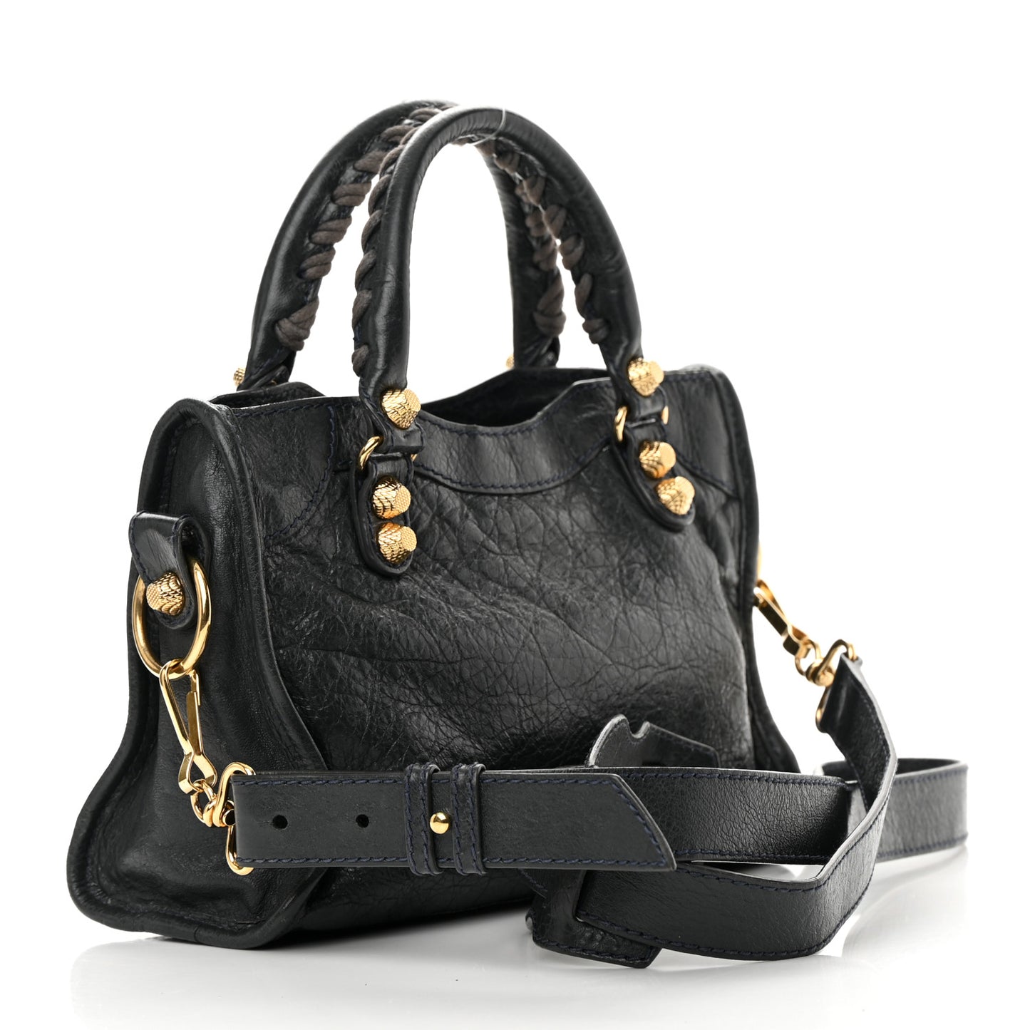 Agneau Giant 12 Gold Hardware Mini City Anthracite