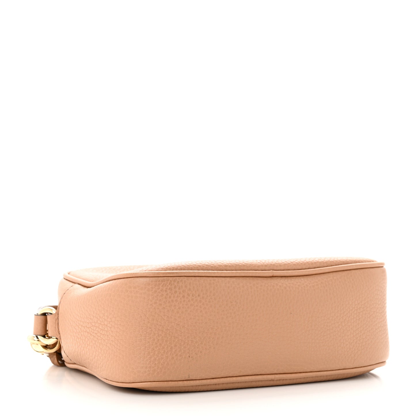Pebbled Calfskin Small Soho Disco Bag Camelia