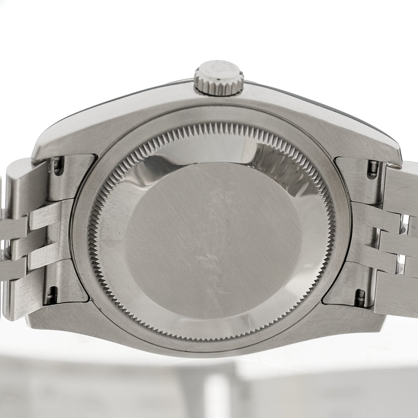 Stainless Steel 18K White Gold 36mm Oyster Perpetual Datejust Watch Pink Flowers 116234