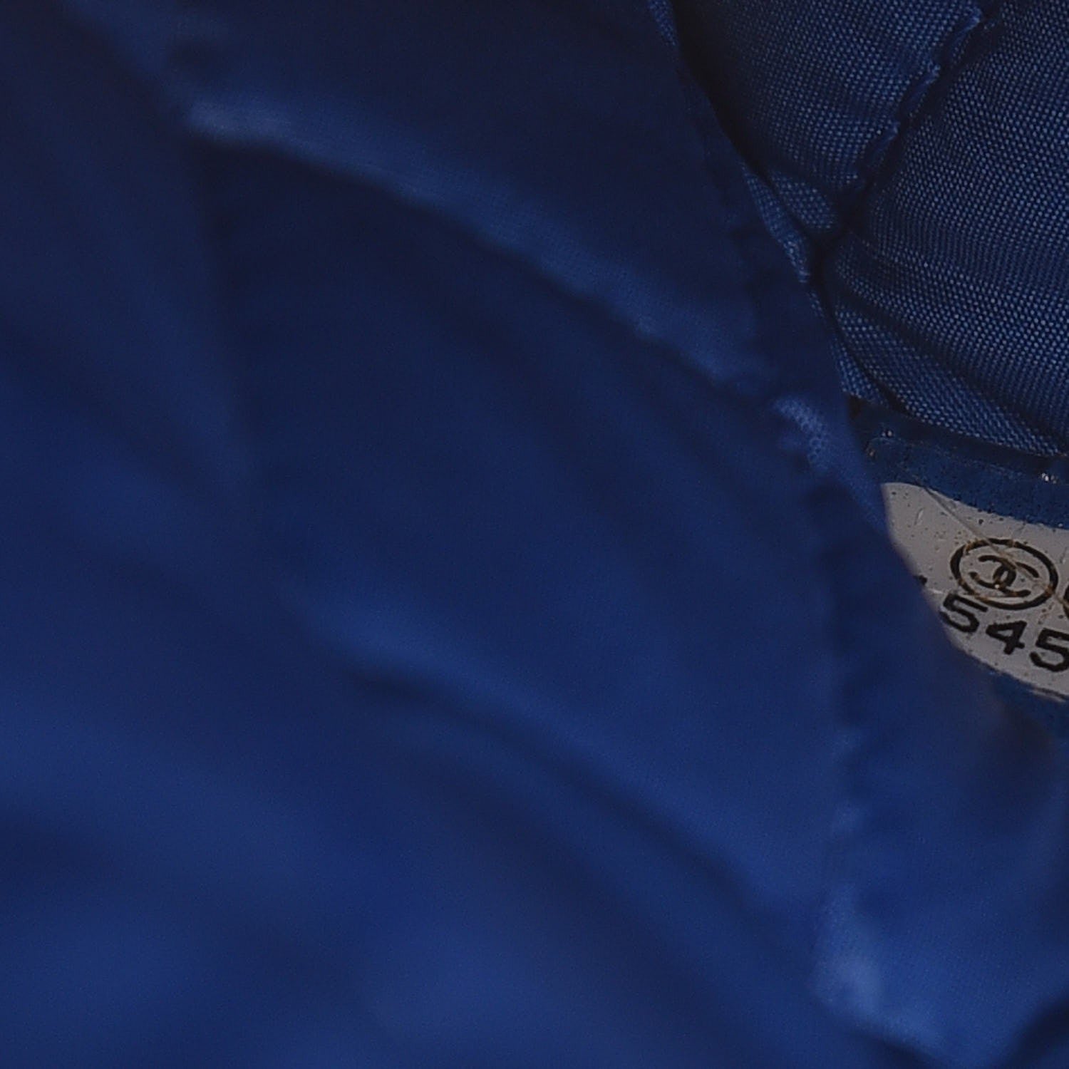 Chanel Lambskin Quilted Medium Boy Cosmetic Case Blue 7 of 7