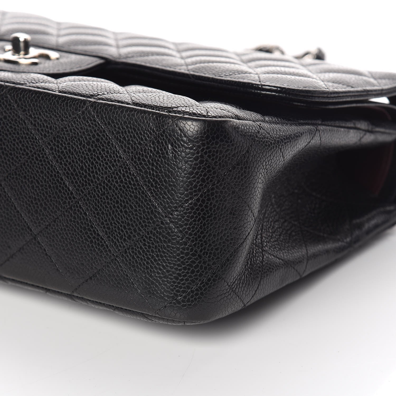 Chanel Caviar Quilted Jumbo Double Flap Black 6 of 10