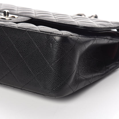 Chanel Caviar Quilted Jumbo Double Flap Black 6 of 10