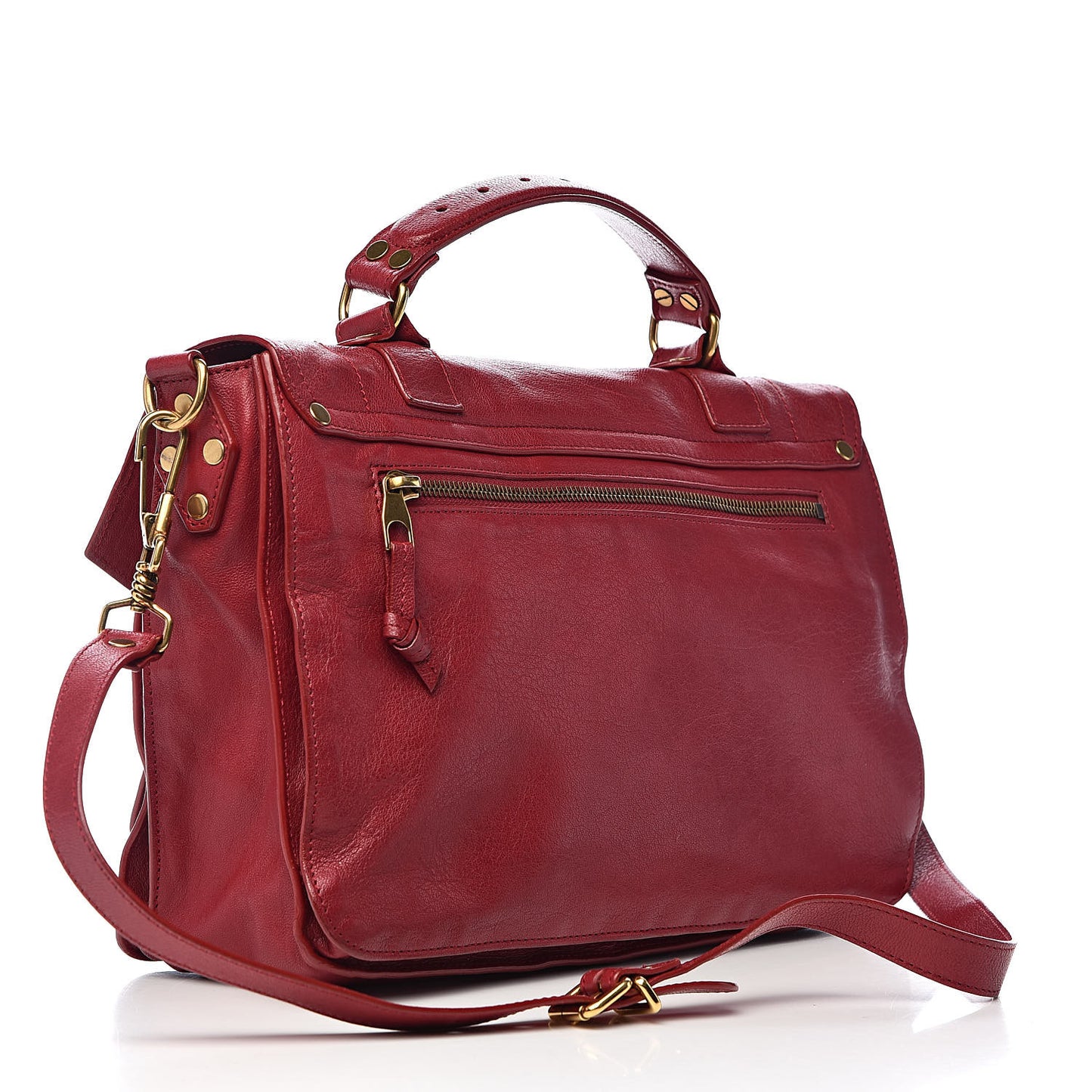 Lambskin Medium PS1 Satchel Chianti