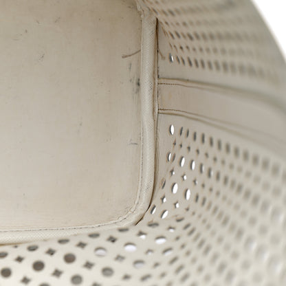 Prada Saffiano Perforated Tote Talco 13 of 21