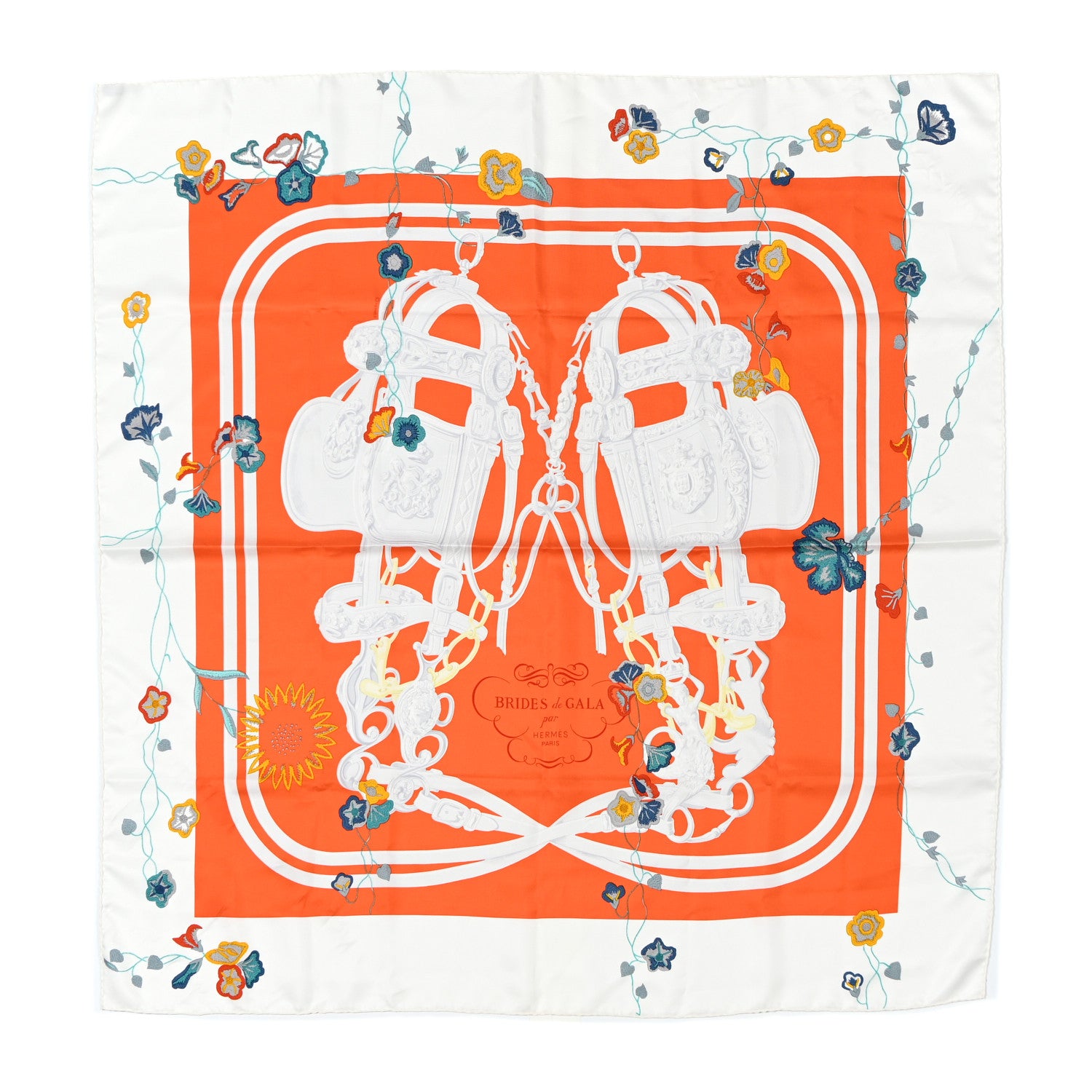 Hermes Silk Brides De Gala Scarf 90 1 of 9