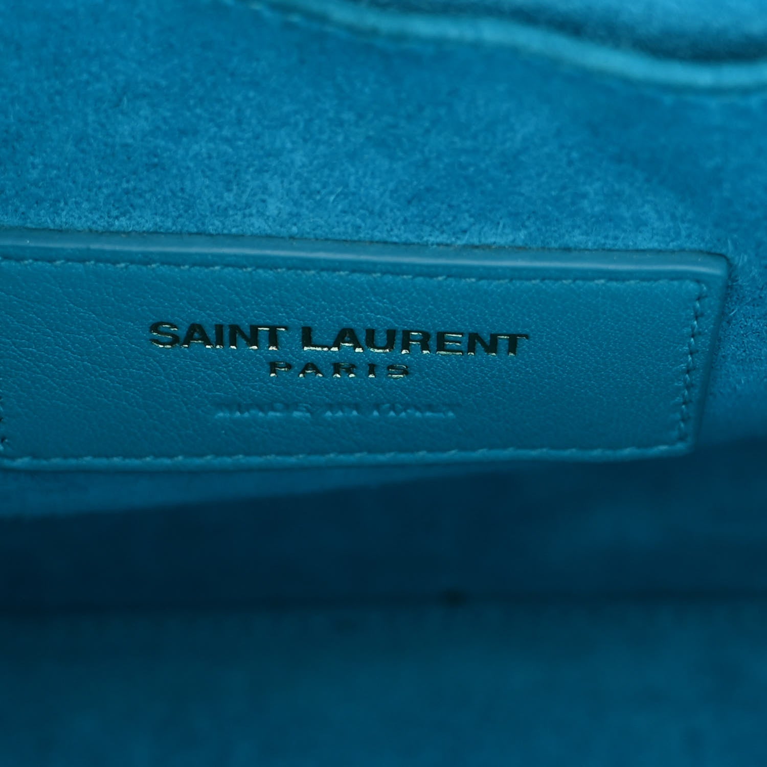Saint Laurent Calfskin Nano Sac De Jour Turquoise 6 of 14
