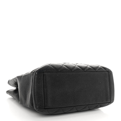 Chanel Caviar Quilted Petit Shopping Tote PST Black 4 of 11