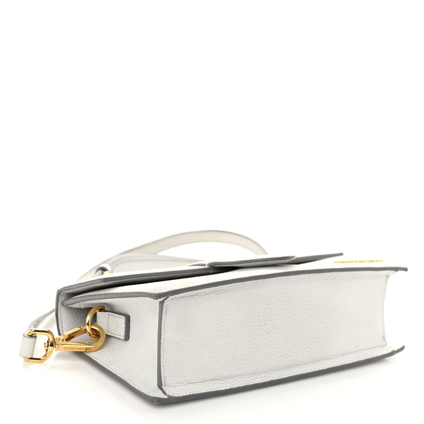 Grained Calfskin Le Grand Bambino Light Grey