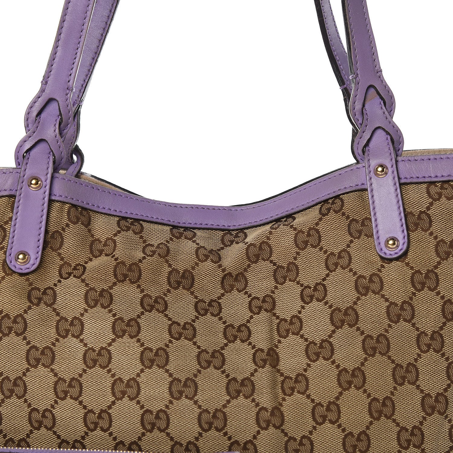 Gucci Monogram Medium Craft Tote Lilac 8 of 8