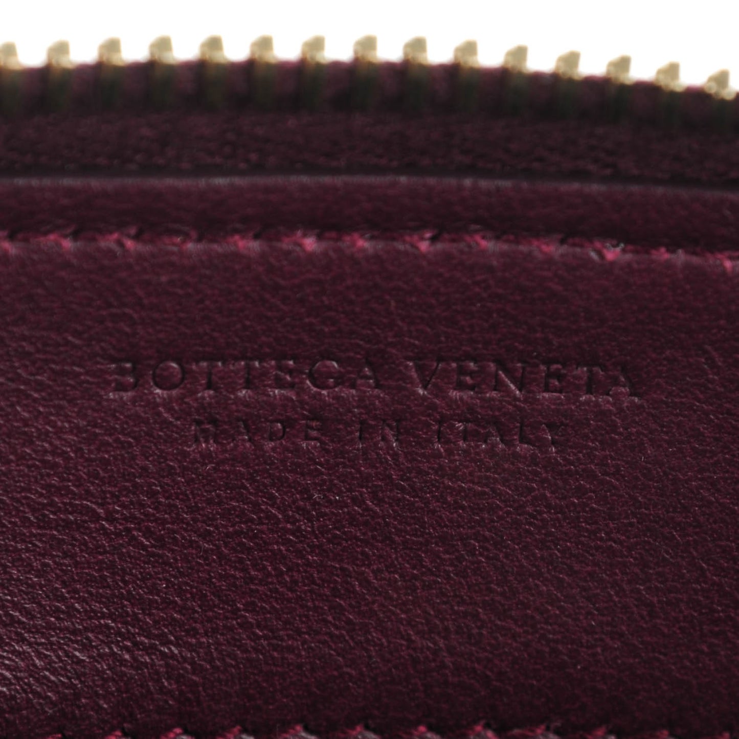Nappa Intrecciato Zip Around Wallet Opera