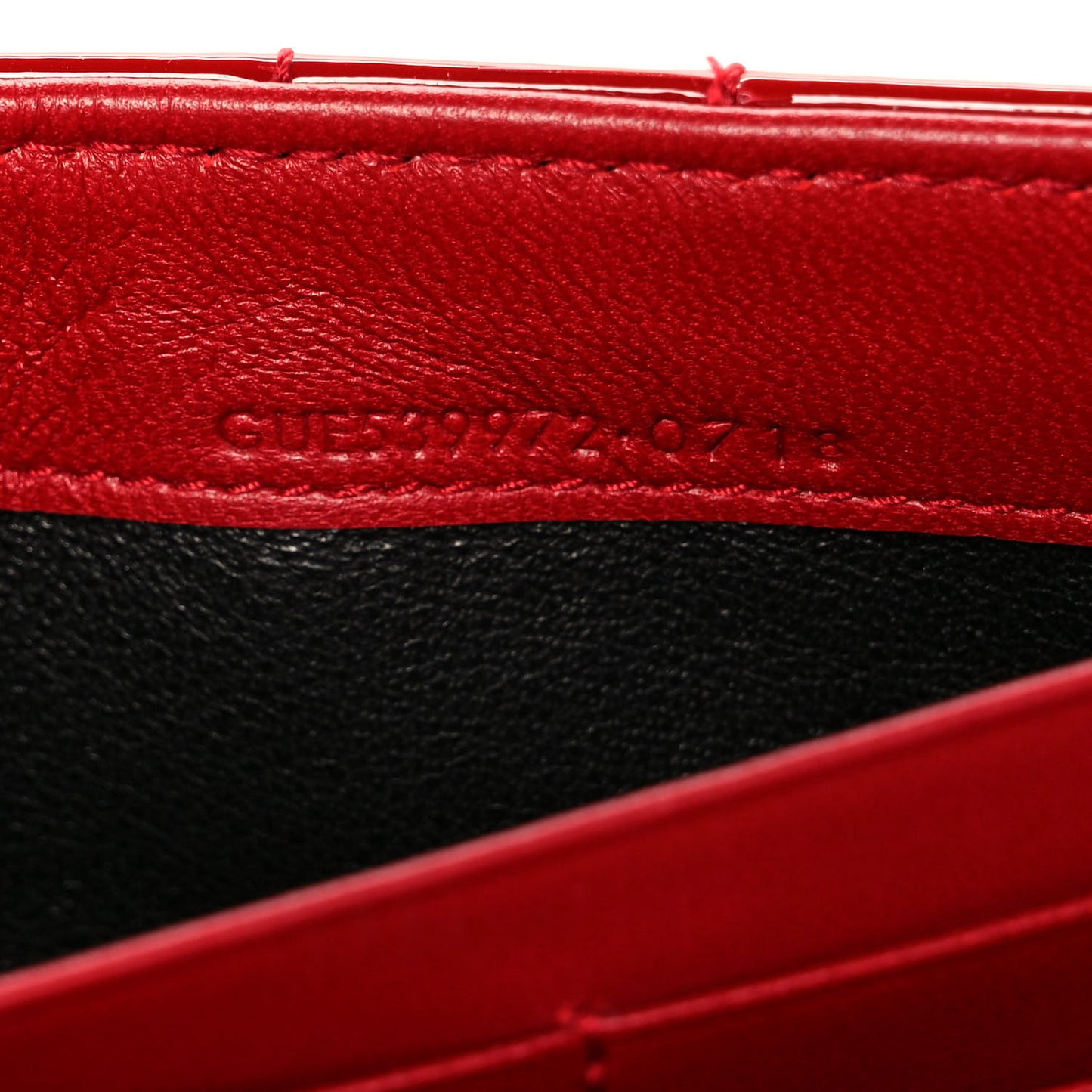Patent Calfskin Matelasse Monogram Large Vicky Continental Wallet Rouge Eros