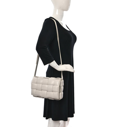 Bottega Veneta Nappa Maxi Intreccio Padded Cassette Crossbody Bag Chalk 2 of 8