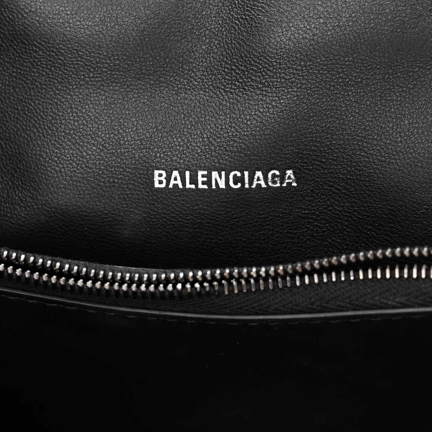 Crushed Calfskin Quilted Matte Black Hardware Small Crush Chain Bag Black