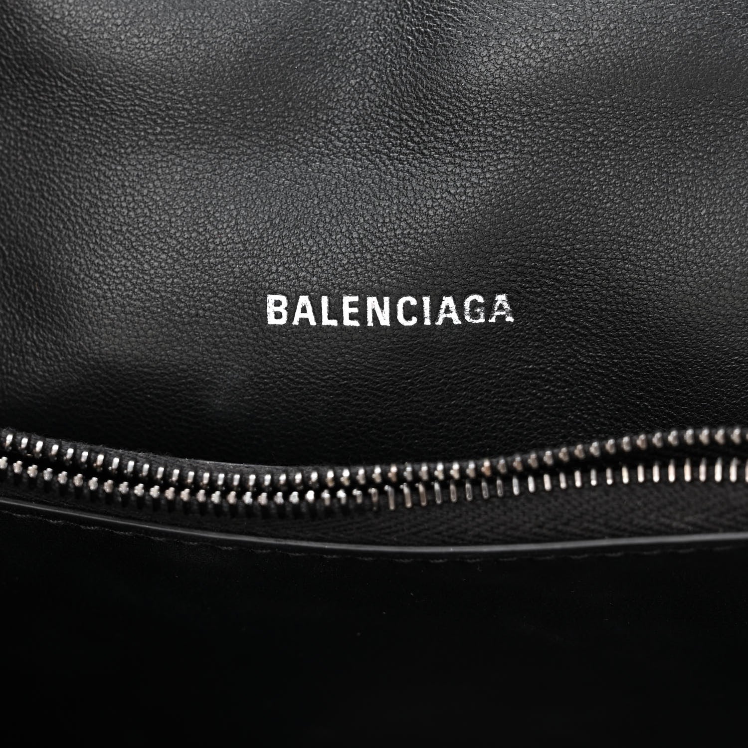Balenciaga Crushed Calfskin Quilted Matte Black Hardware Small Crush Chain Bag Black 5 of 9
