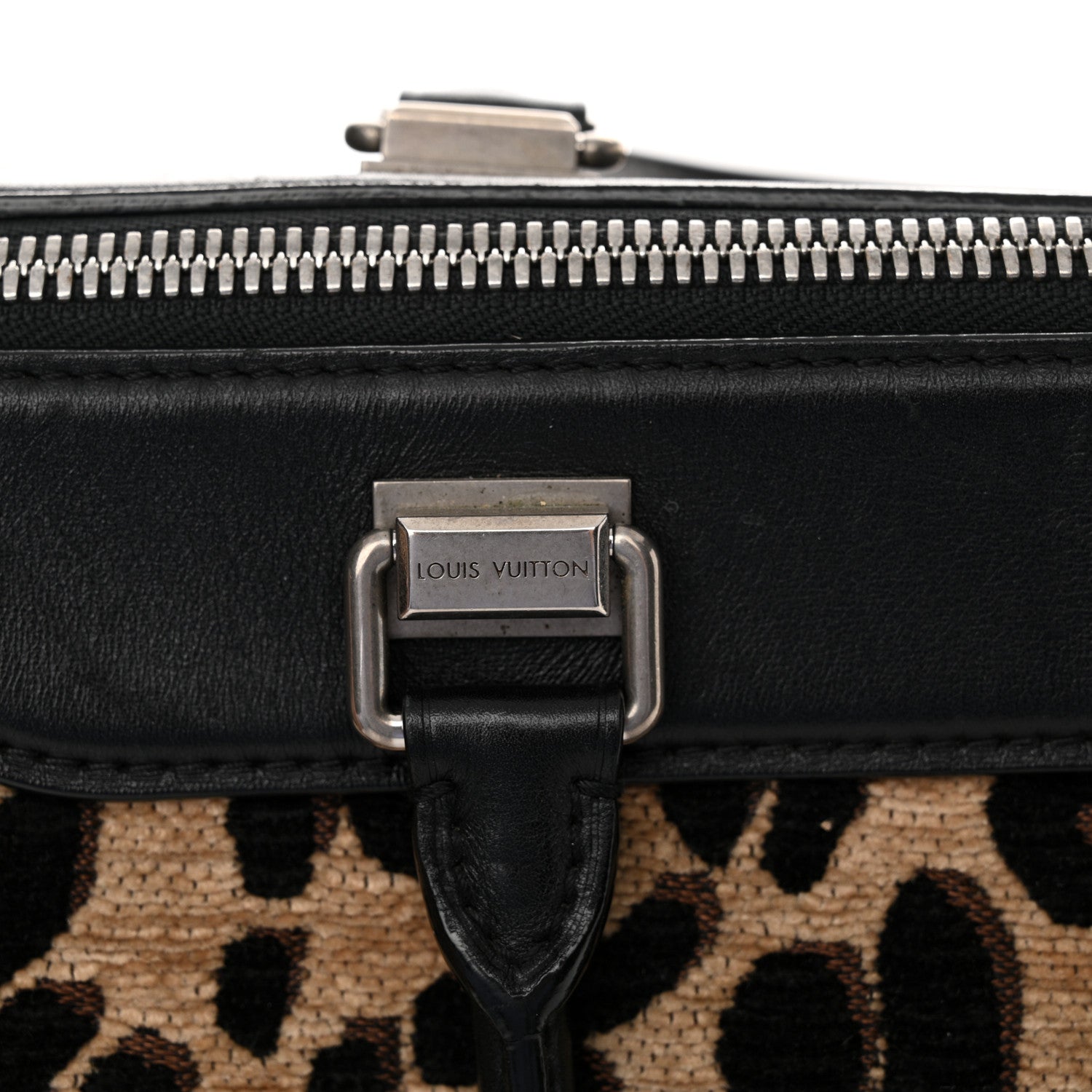 Louis Vuitton Jacquard Velvet Leopard Print Stephen Sprouse Speedy 16 of 16