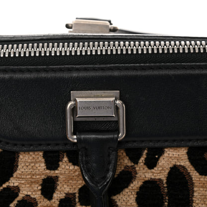 Louis Vuitton Jacquard Velvet Leopard Print Stephen Sprouse Speedy 16 of 16