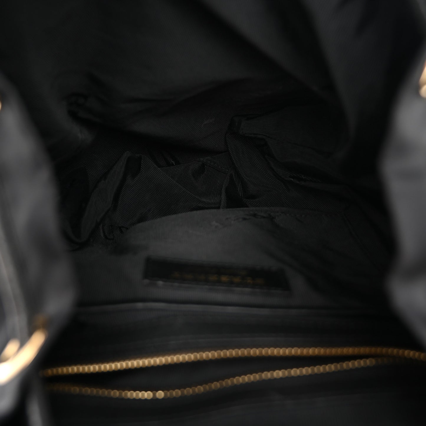 Nylon Small Rucksack Backpack Black