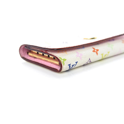 Louis Vuitton Monogram Multicolor Multicles 4 Key Holder White Litchi 8 of 11