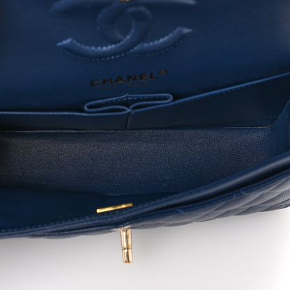 Chanel Caviar Quilted Small Double Flap Navy 5 of 11