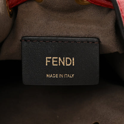 Fendi Vitello Cruise F is Fendi Mini Mon Tresor Bucket Bag Fragola 6 of 13