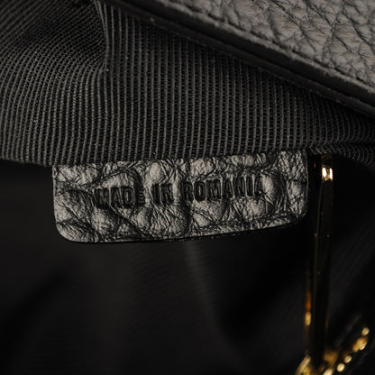 Burberry Signature Grain Medium Mildenhall Crossbody Bag Black 7 of 8