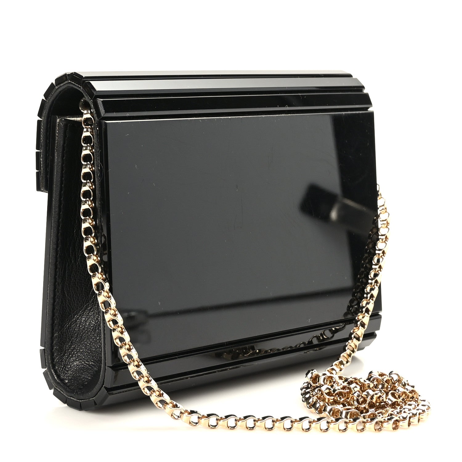 Jimmy Choo Acrylic Candy Clutch Black 3 of 8