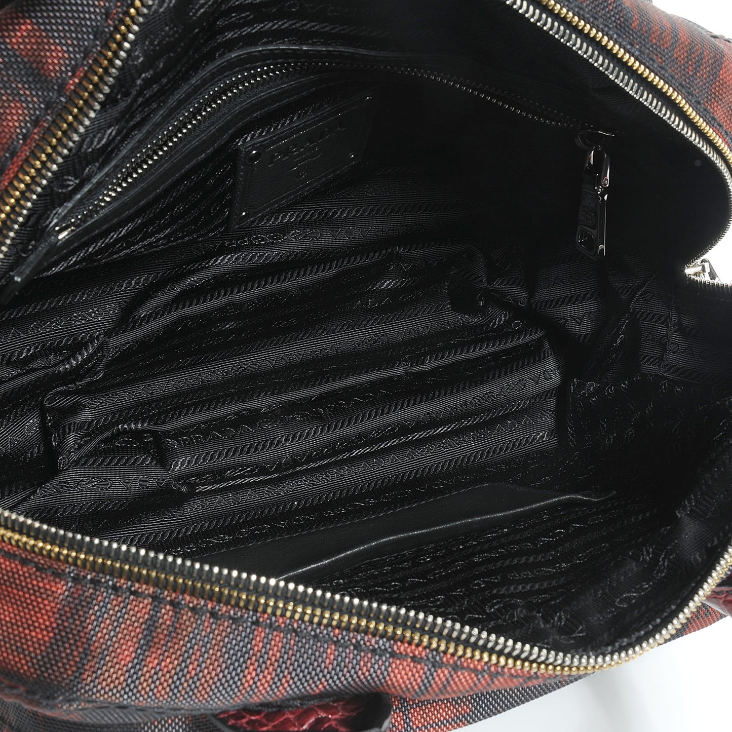 Cordura Crocco Satchel Rosso