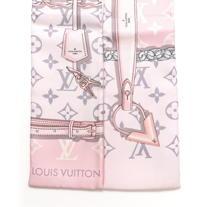Louis Vuitton Silk Monogram Confidential Bandeau Light Pink 2 of 3
