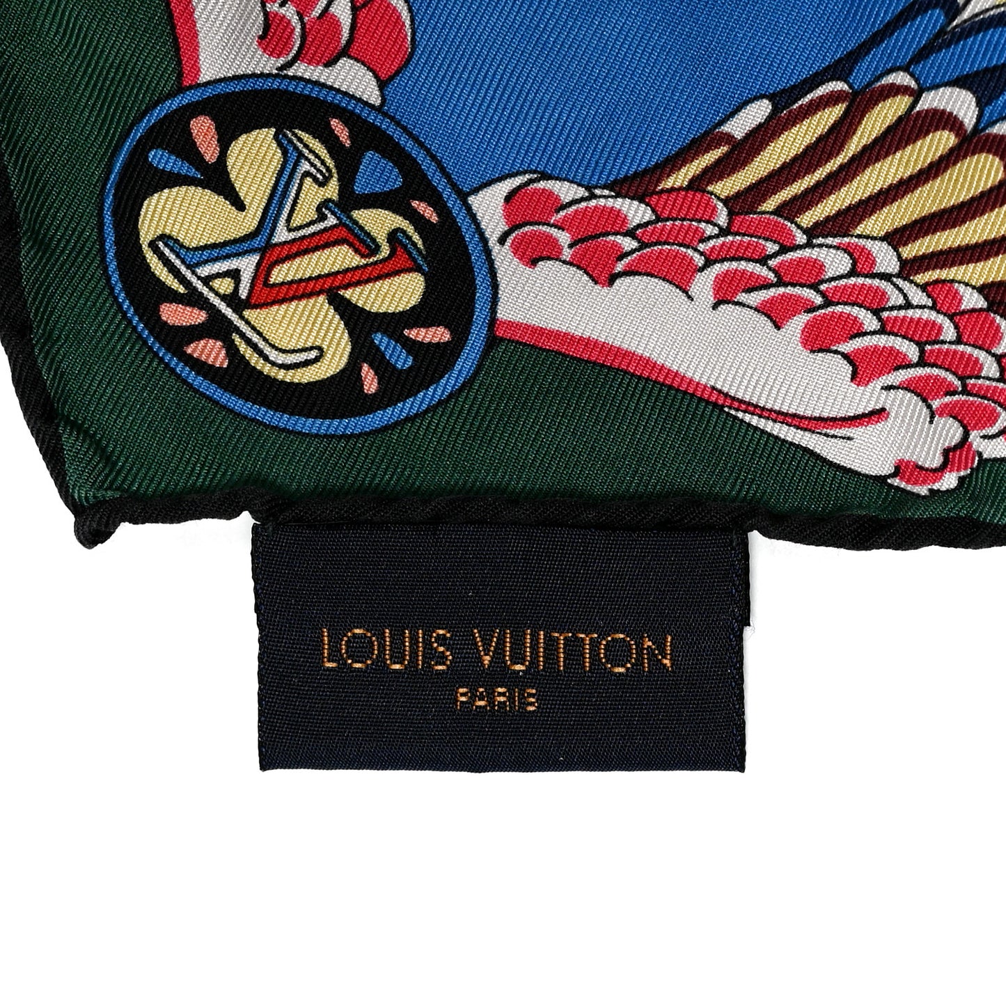 Silk Monogram Innocence Square Scarf Multicolor