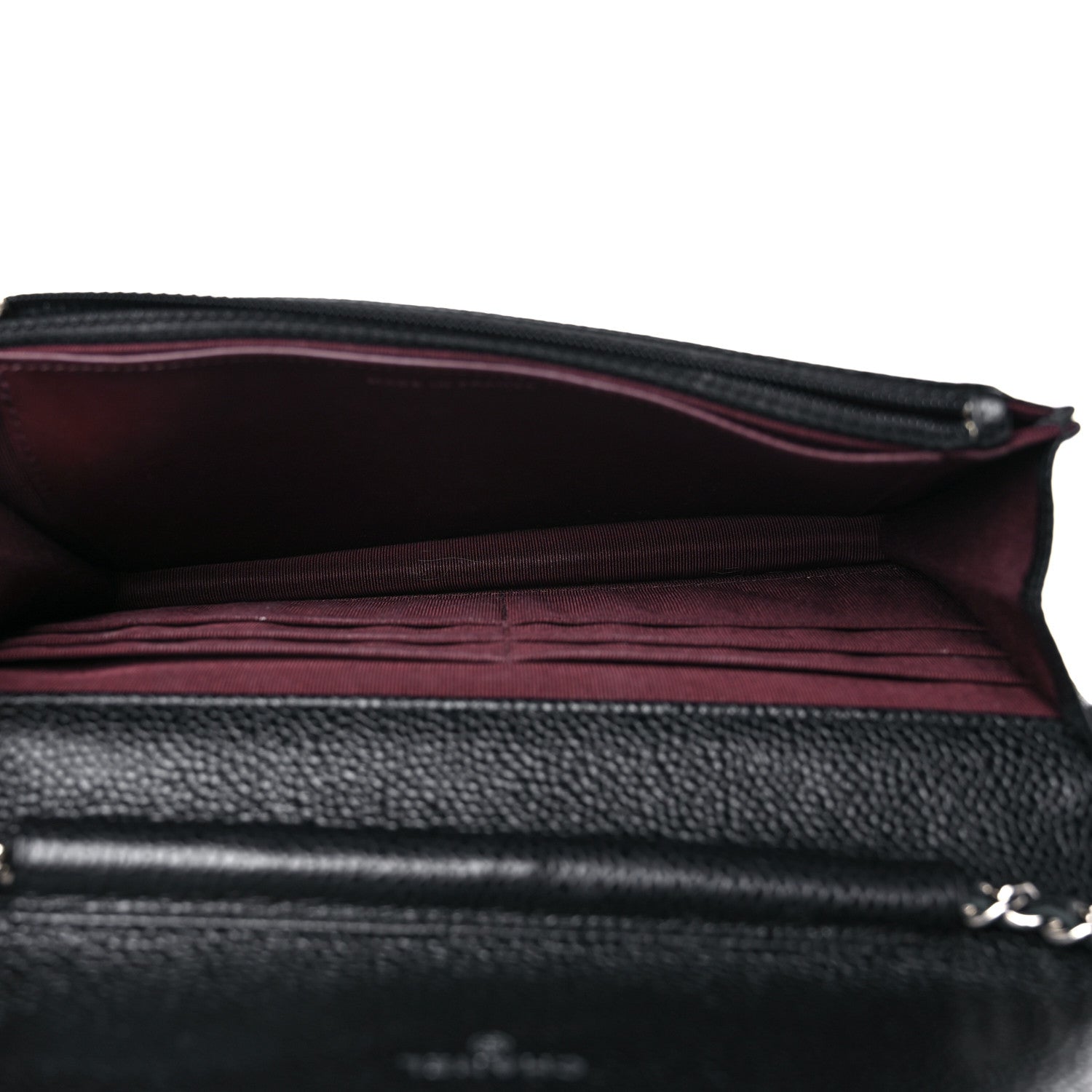Chanel Caviar Quilted Wallet On Chain WOC Black 5 of 12