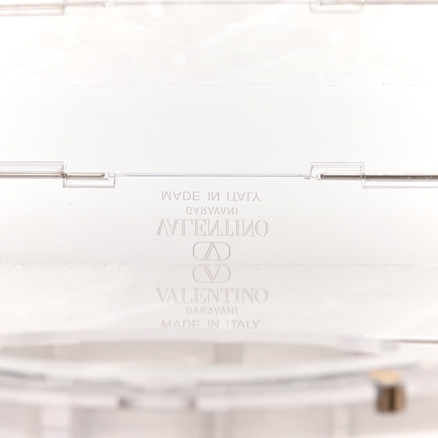 Valentino Garavani Clear Acrylic Mini Le Troisieme Shopping Bag Transparente 5 of 9