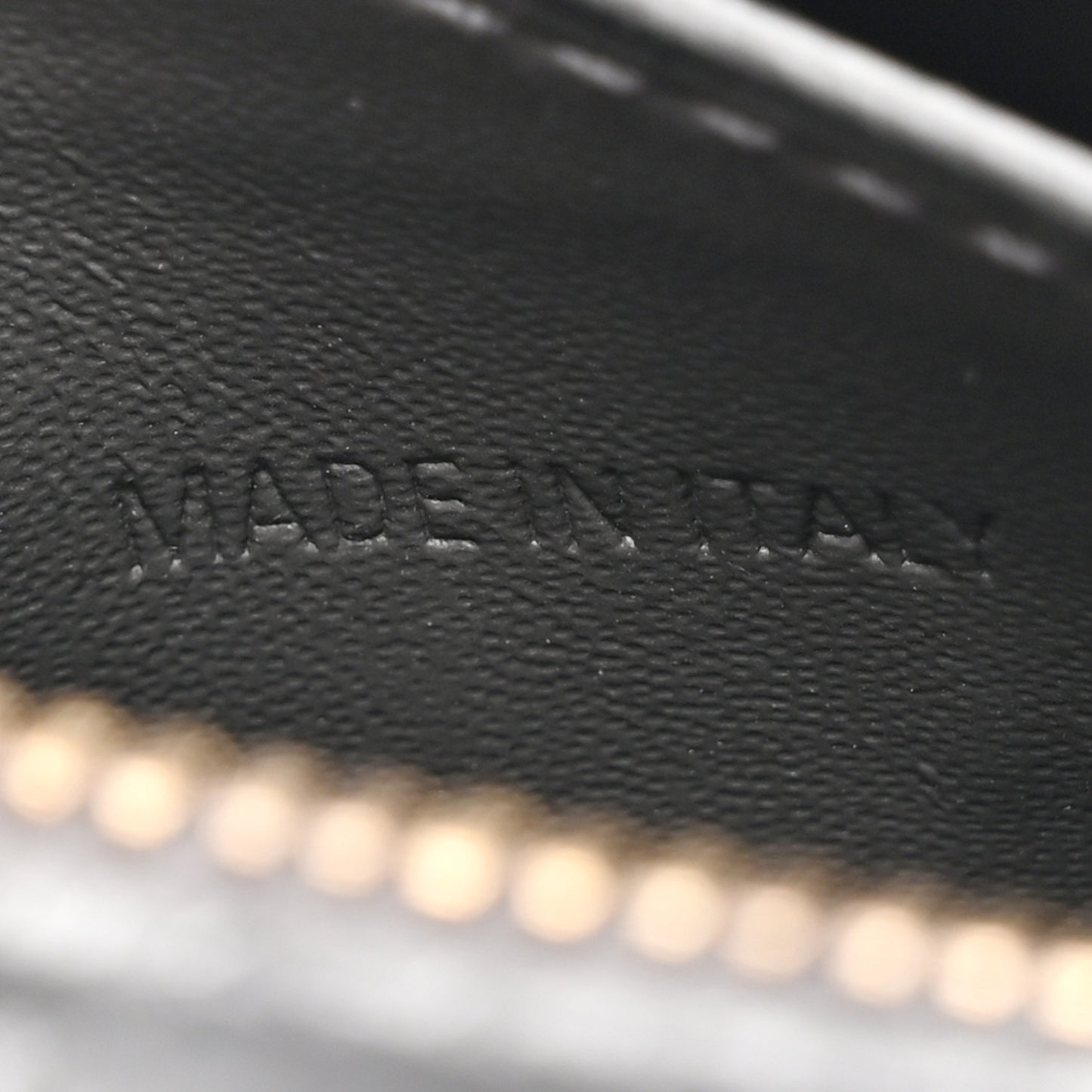 Shiny Supple Calfskin Crocodile Embossed Neo Classic Gold Hardware Mini City Black