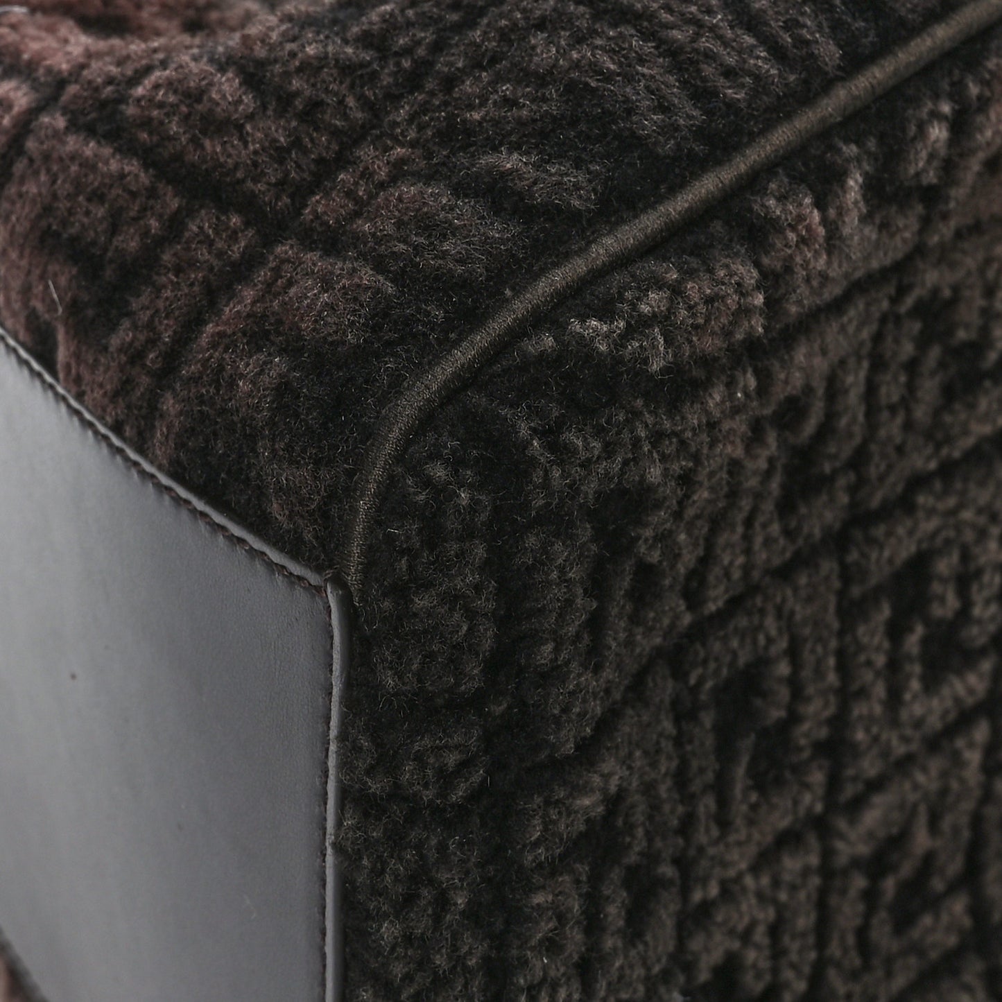 Sheepskin FF 1974 Large Fendi Origami Brown