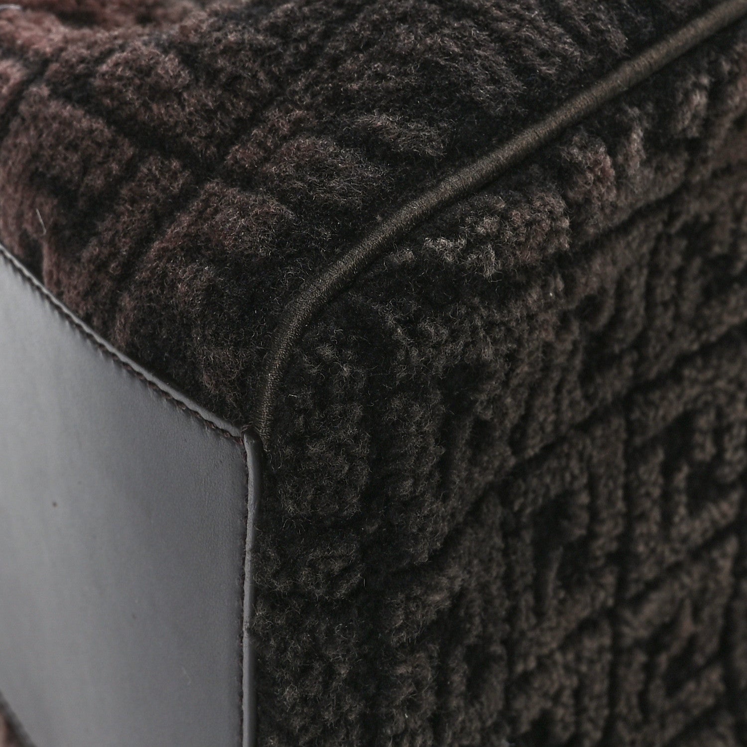 Fendi Sheepskin FF 1974 Large Fendi Origami Brown 11 of 13