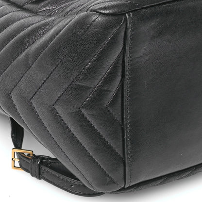 Saint Laurent Lambskin Matelasse Monogram Joe Backpack Black 9 of 10