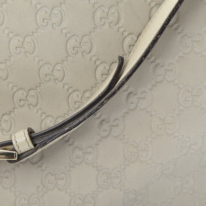 Gucci Guccissima Abbey Messenger Bag Off White 11 of 14