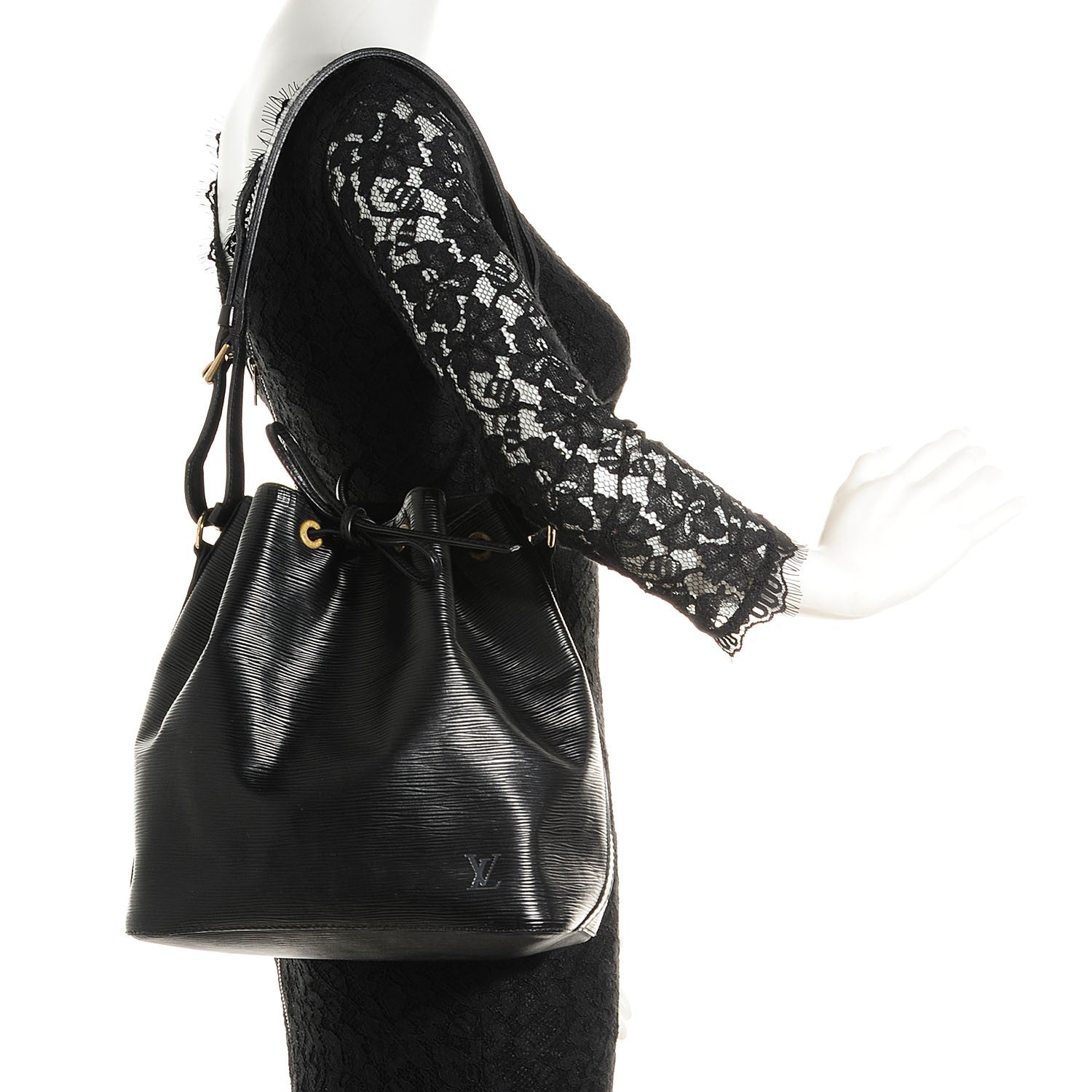 Louis Vuitton Epi Petit Noe Black 2 of 7