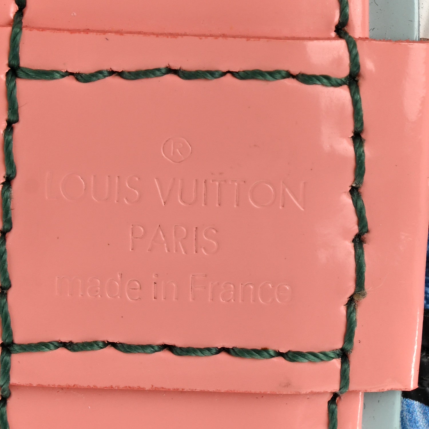 Louis Vuitton Epi Alma BB Aqua 6 of 9