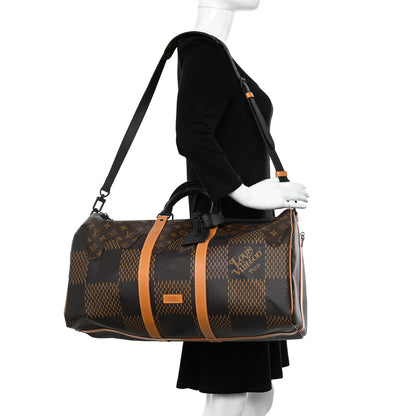 Louis Vuitton x Nigo Giant Damier Ebene Monogram Keepall Bandouliere 50 2 of 10