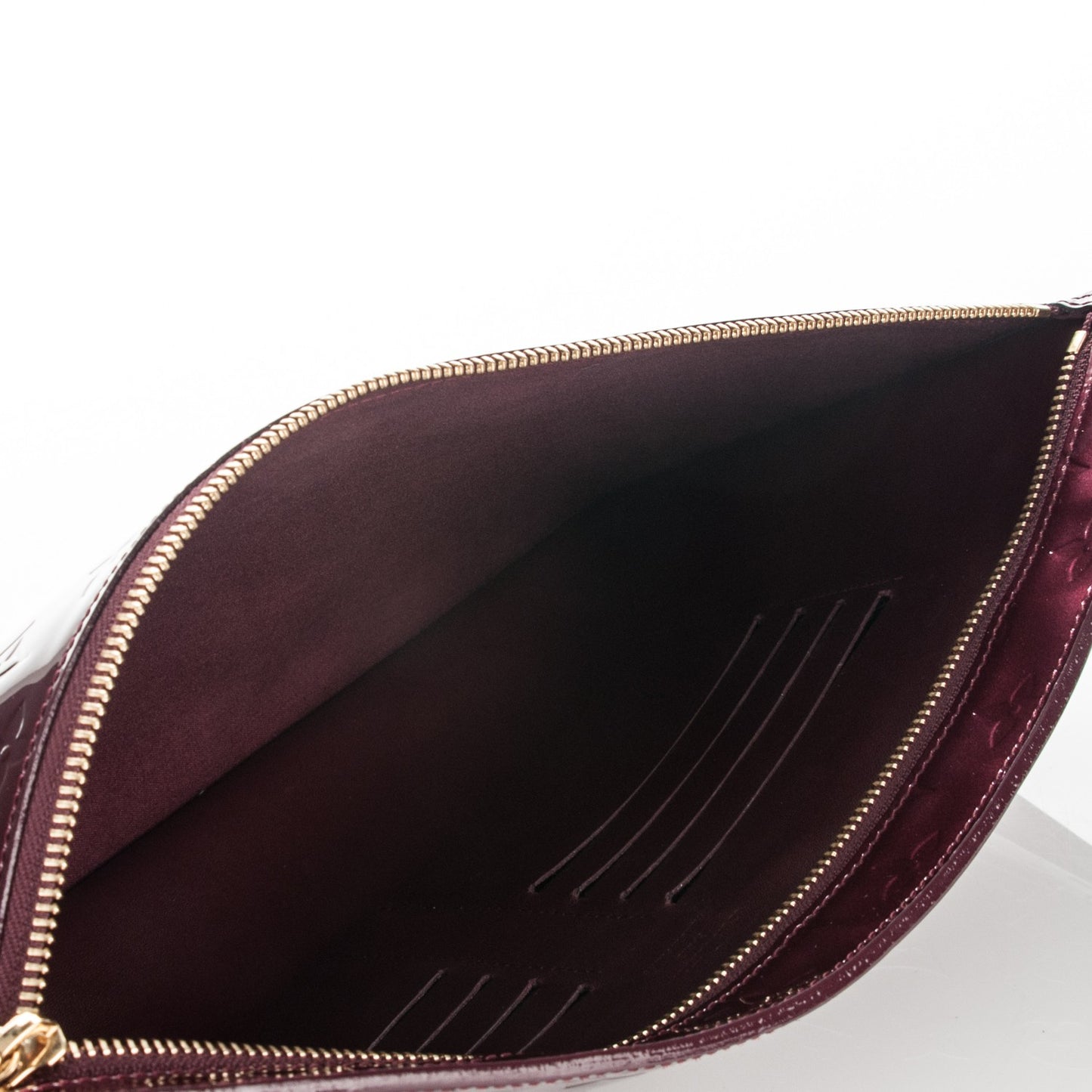 Vernis Pershing Square Clutch GM Rouge Fauviste