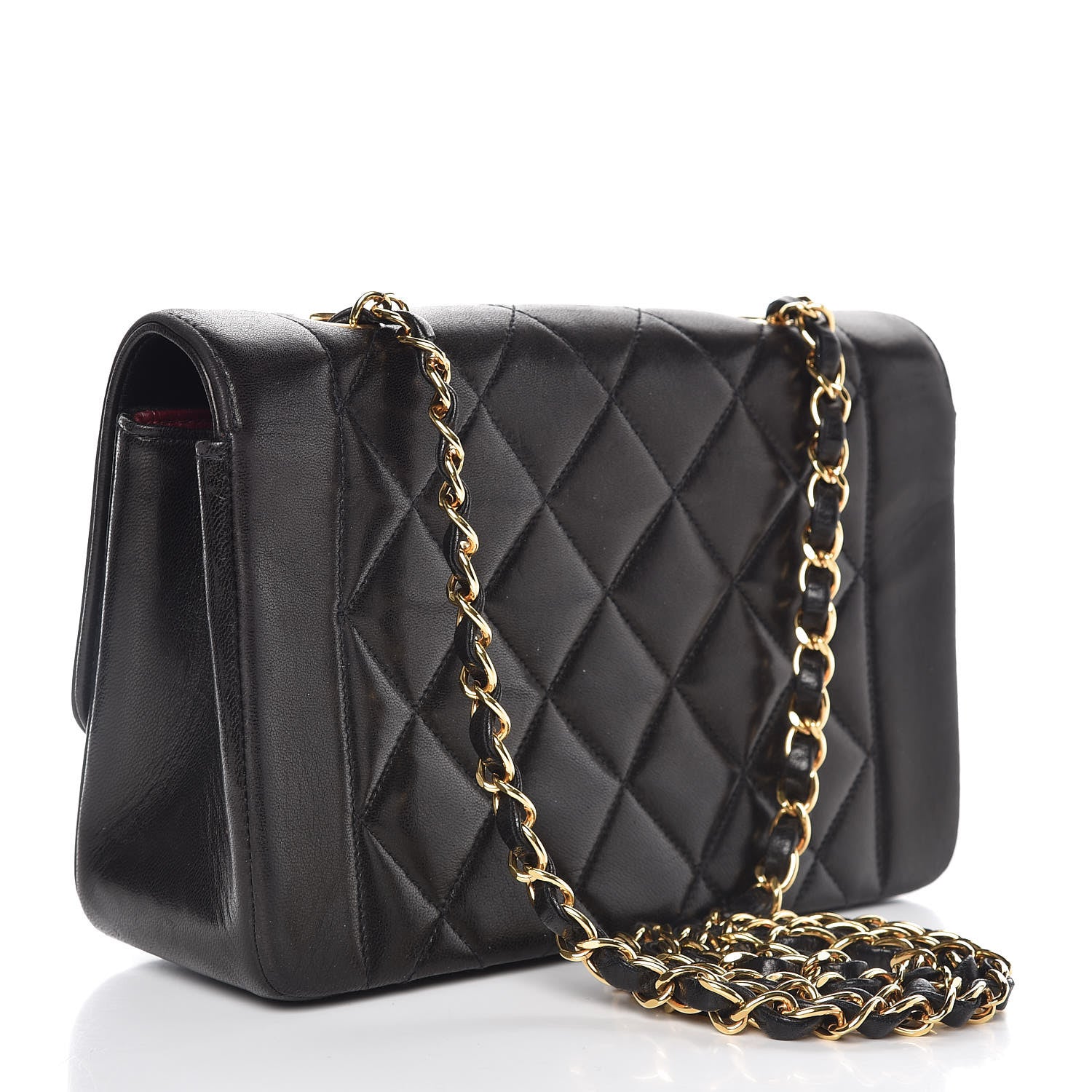 Chanel Lambskin Quilted Small Single Flap Black 3 of 13
