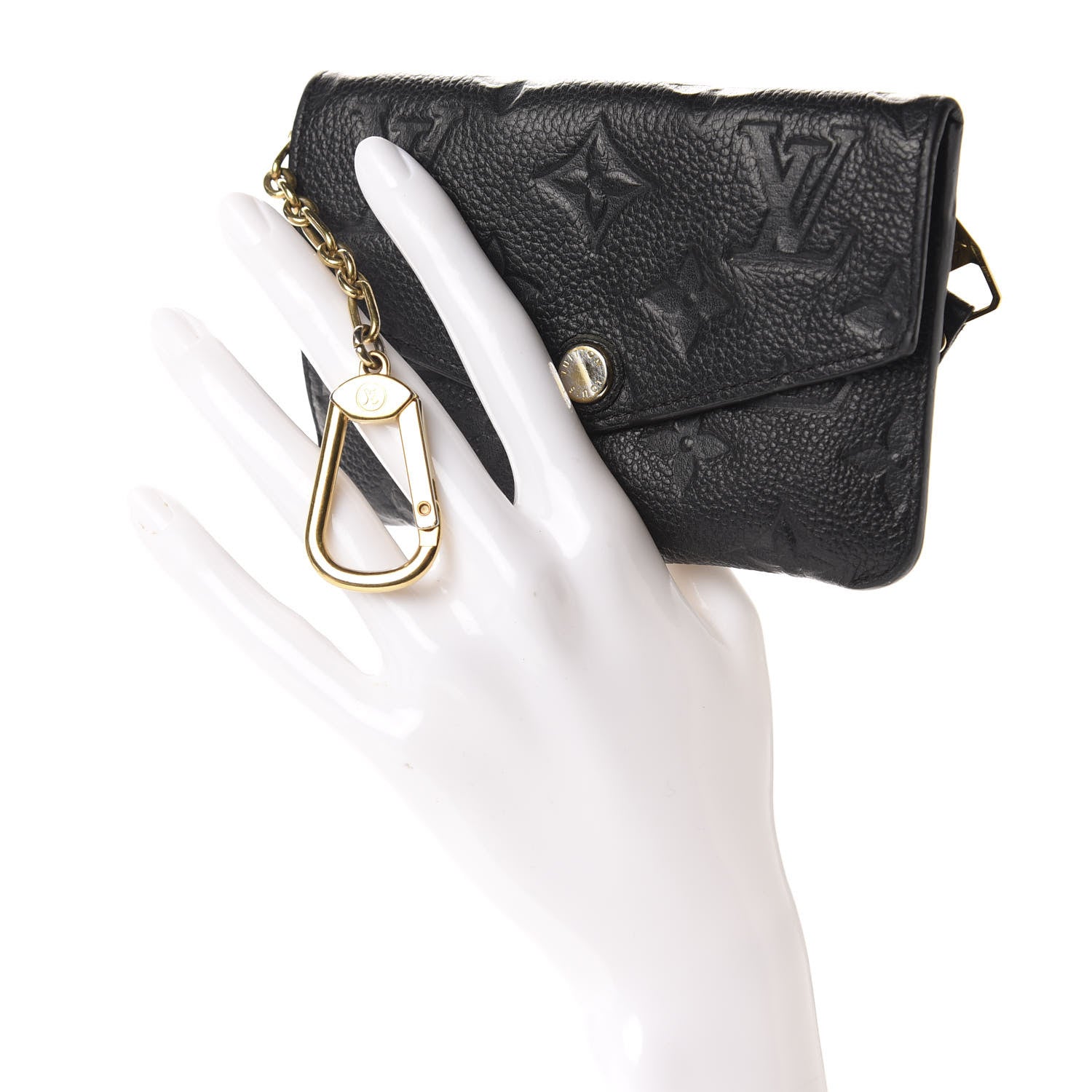 Louis Vuitton Empreinte Key Pouch Black 2 of 6