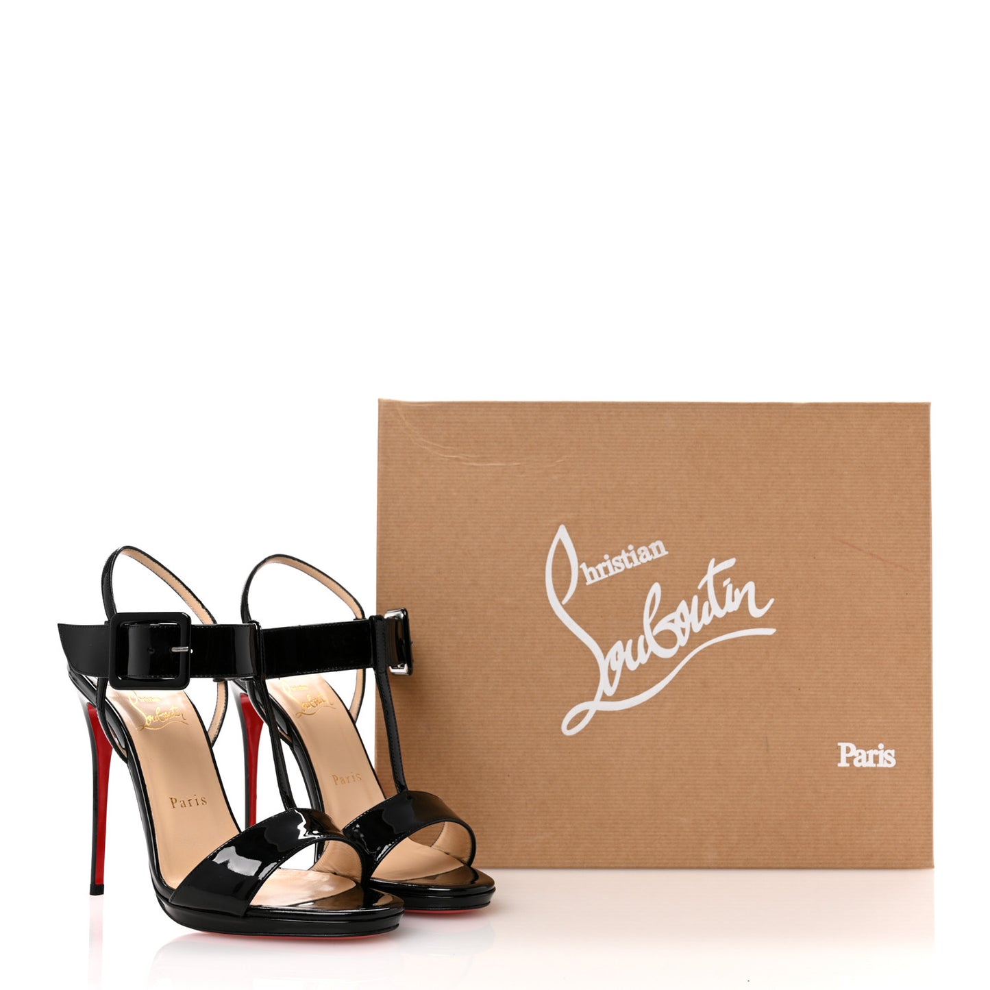 Patent Beltega 120 Sandals 38 Black