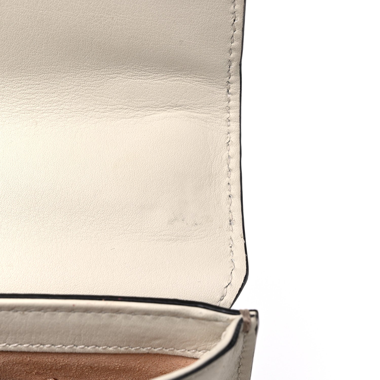 Gucci GG Supreme Monogram Studded Small Padlock Shoulder Bag White 11 of 12