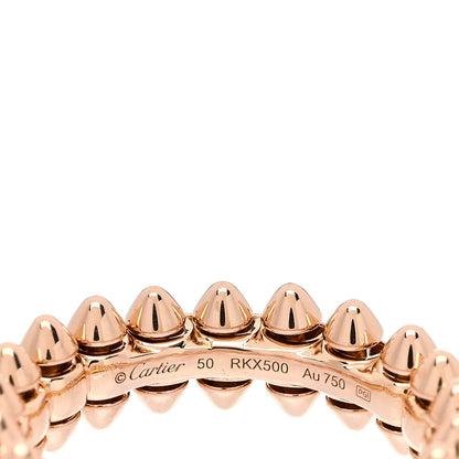 Cartier 18K Pink Gold SM Clash De Cartier Ring 50 5.25 4 of 5