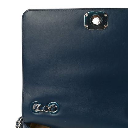 Chanel Patent Quilted Small Coco Boy Flap Navy 12 of 12