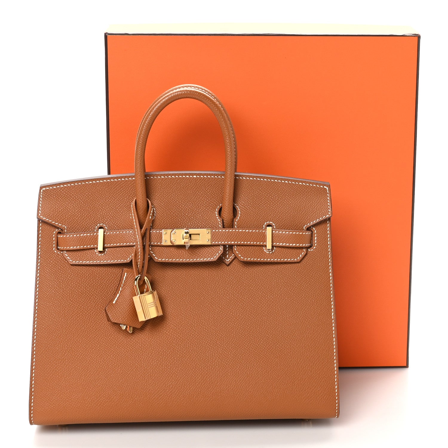 Hermes Epsom Birkin Sellier 25 Gold 11 of 11