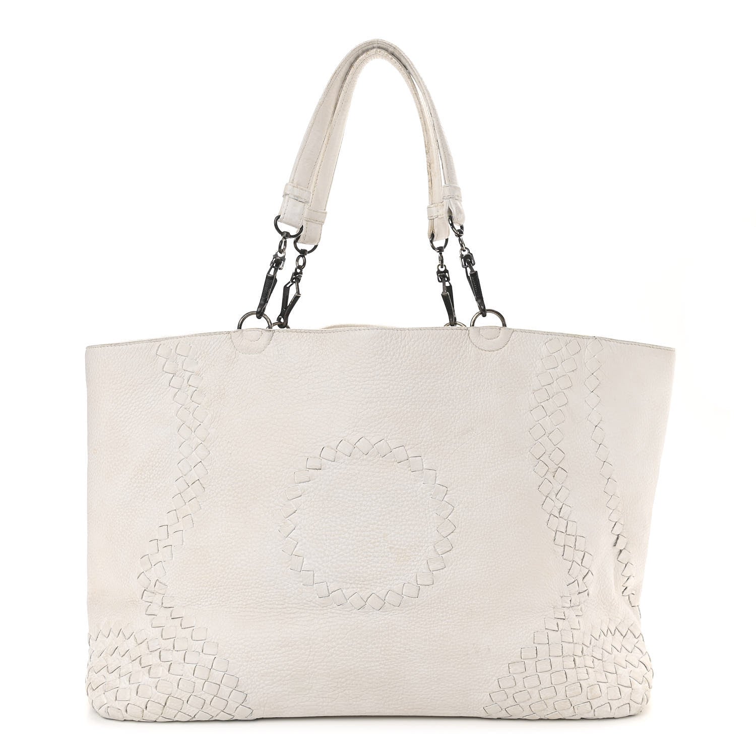 Bottega Veneta Nappa Intrecciato Tote White 1 of 18