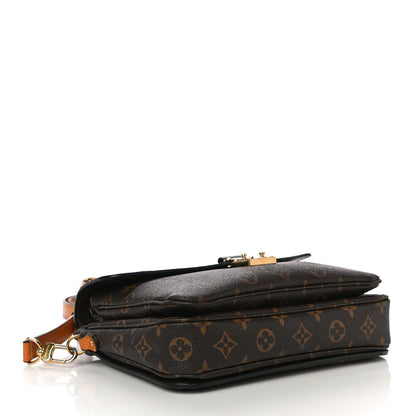 Louis Vuitton Monogram Braided Pochette Metis Coquelicot 4 of 15